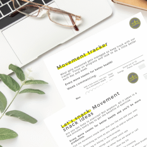 Movement Snack Tracker and Movement Cheat Sheet